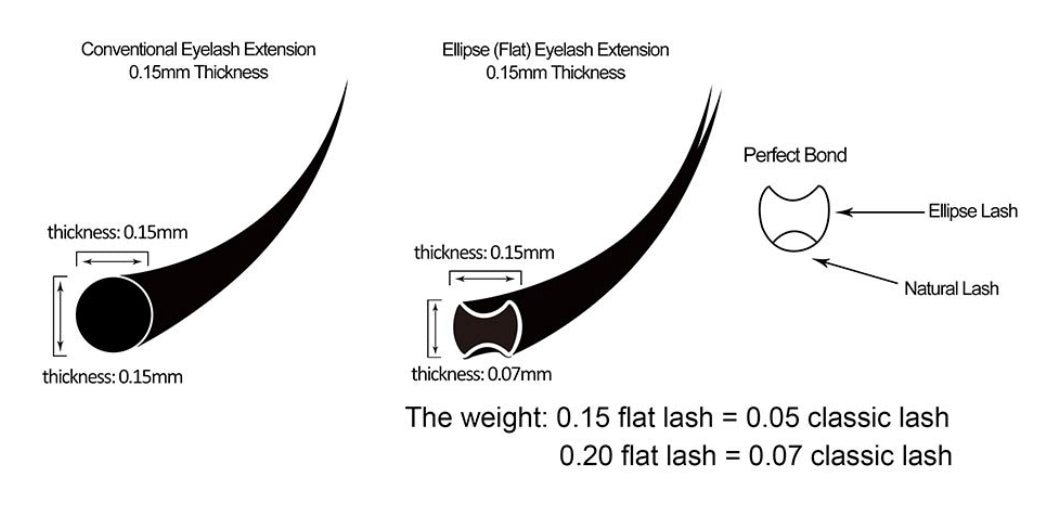 Cashmere Ellipse - Flat Lashes